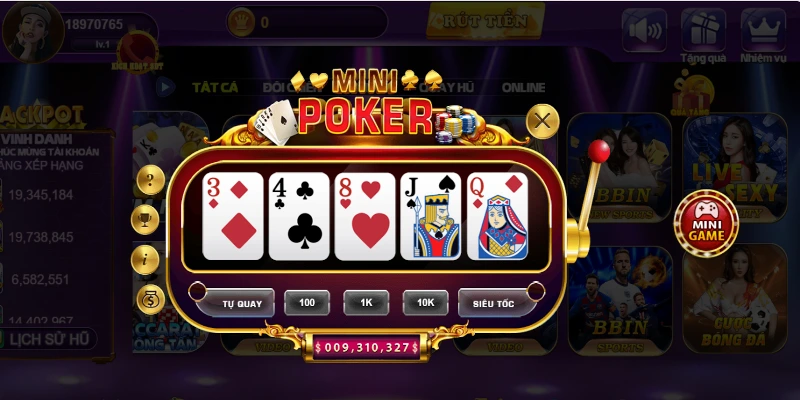 Giới thiệu đôi nét về sảnh chơi mini poker 68gb 